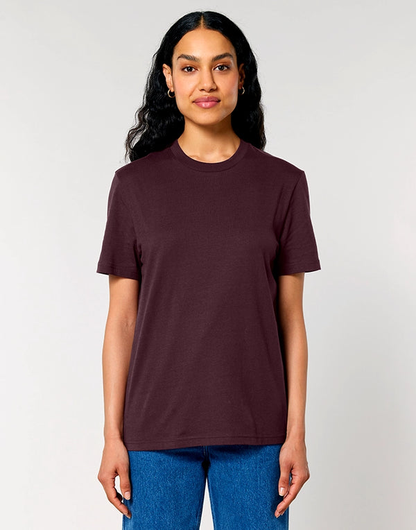 STTU169 Stanley Stella Creator 2.0 T-shirt in Red Brown Women's Front View