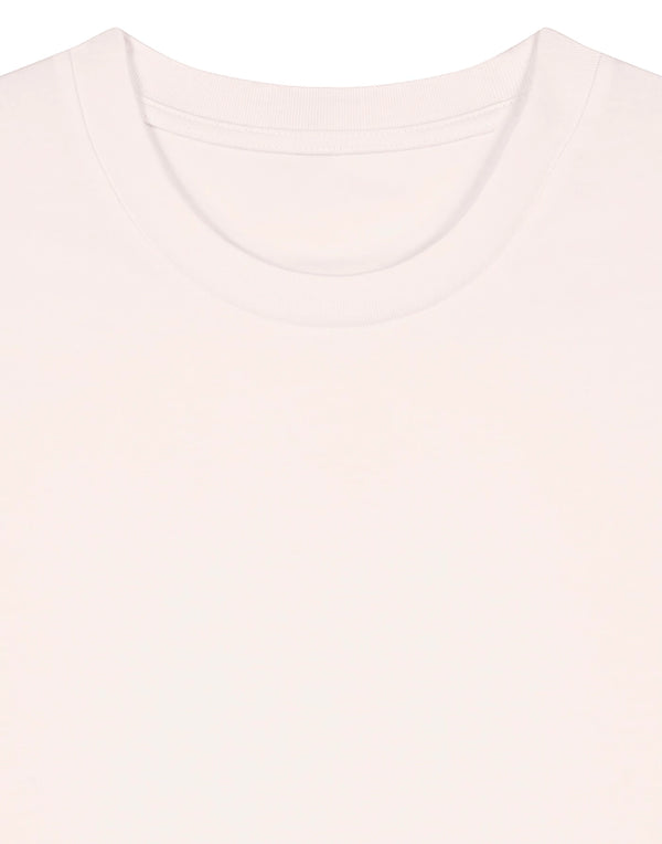 STTU169 Stanley Stella Creator 2.0 T-shirt in Vintage White Close-up Detail Front View
