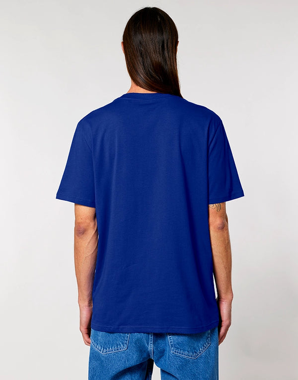 STTU169 Stanley Stella Creator 2.0 T-shirt in Worker Blue Men's Back View