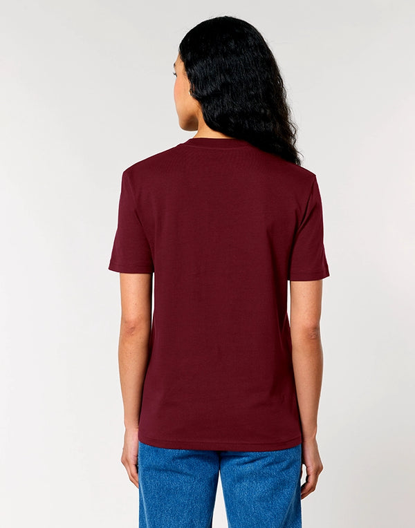 STTU169 Stanley Stella Creator 2.0 T-shirt in Burgundy Women's Back View