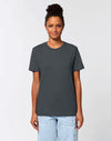 STTU758 Stanley Stella Rocker Unisex T-Shirt Anthracite Front View