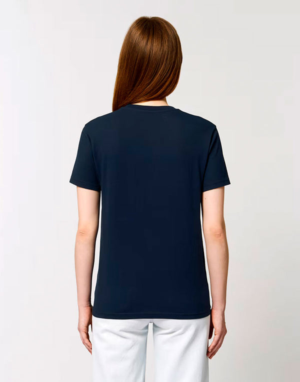 STTU758 Stanley Stella Rocker Unisex T-Shirt Navy Blue Back View