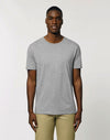 STTU758 Stanley Stella Rocker Unisex T-Shirt Heather Grey Front View 02