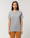 STTU758 Stanley Stella Rocker Unisex T-Shirt Heather Grey Front View 02