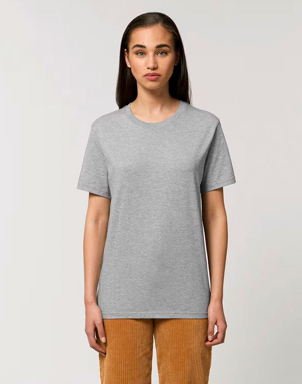 STTU758 Stanley Stella Rocker Unisex T-Shirt Heather Grey Front View 02