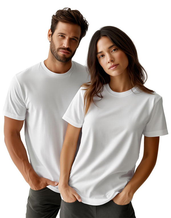 STTU758 Stanley Stella Rocker Unisex T-ShirtWhite Front View