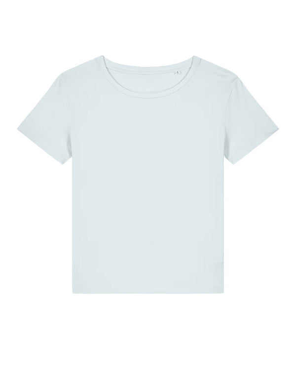 STTW173 Stanley Stella Serena Women's Ice Blue T-Shirt Flat View