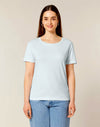 STTW173 Stanley Stella Serena Women's Ice Blue T-Shirt Front View