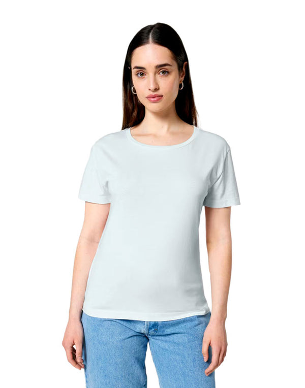 STTW173 Stanley Stella Serena Women's Ice Blue T-Shirt Front View