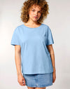 STTW173 Stanley Stella Serena Women's Soul Blue T-Shirt Front View