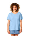 STTW173 Stanley Stella Serena Women's Soul Blue T-Shirt Front View