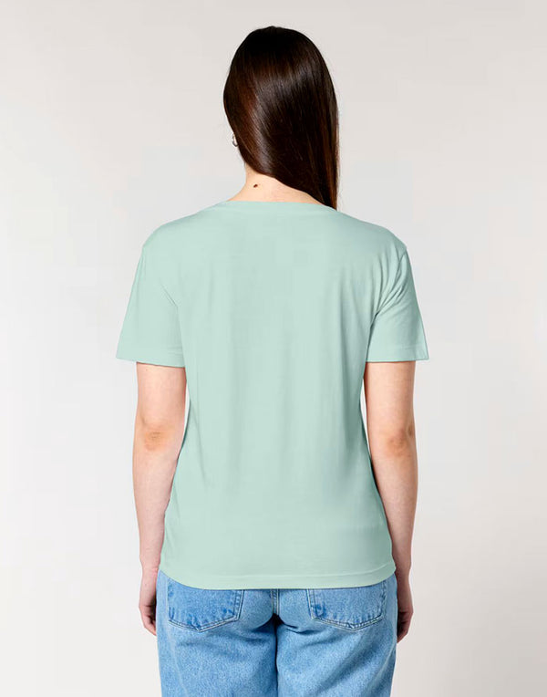 STTW173 Stanley Stella Serena Women's Caribbean Blue T-Shirt Back View