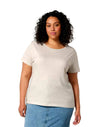 STTW173 Stanley Stella Serena Women's Eco Heather T-Shirt Plus size Front View