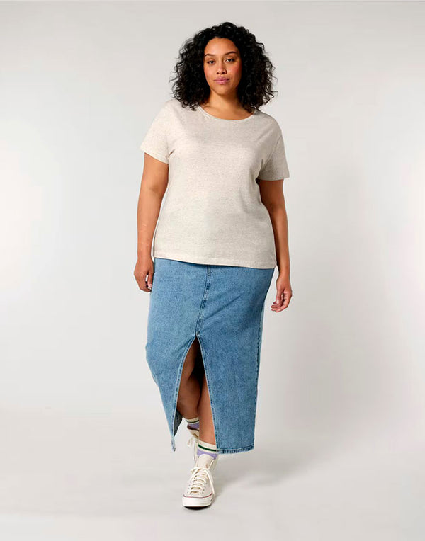 STTW173 Stanley Stella Serena Women's Eco Heather T-Shirt Full Body View