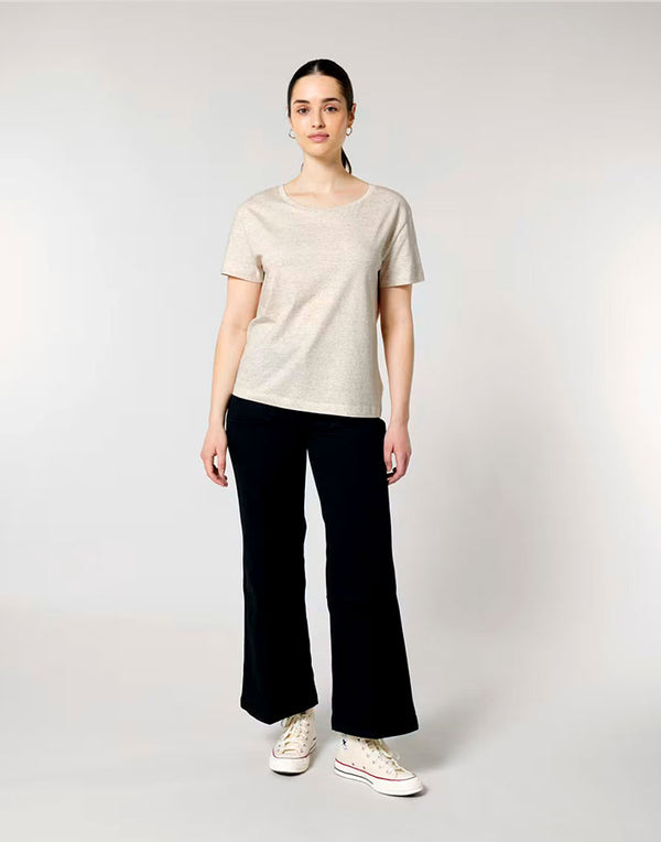 STTW173 Stanley Stella Serena Women's Eco Heather T-Shirt Full Body View