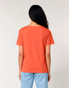 STTW173 Stanley Stella Serena Women's Fiesta Orange T-Shirt Back View
