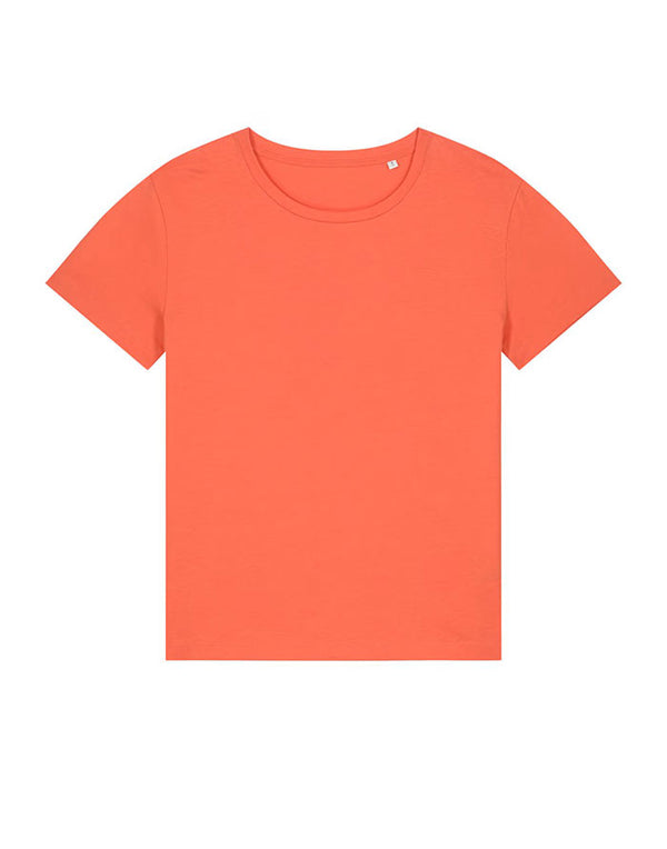 STTW173 Stanley Stella Serena Women's Fiesta Orange T-Shirt Flat View