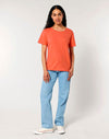 STTW173 Stanley Stella Serena Women's Fiesta Orange T-Shirt Full Body View