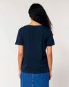 STTW173 Stanley Stella Serena Women's French Navy T-Shirt Back View