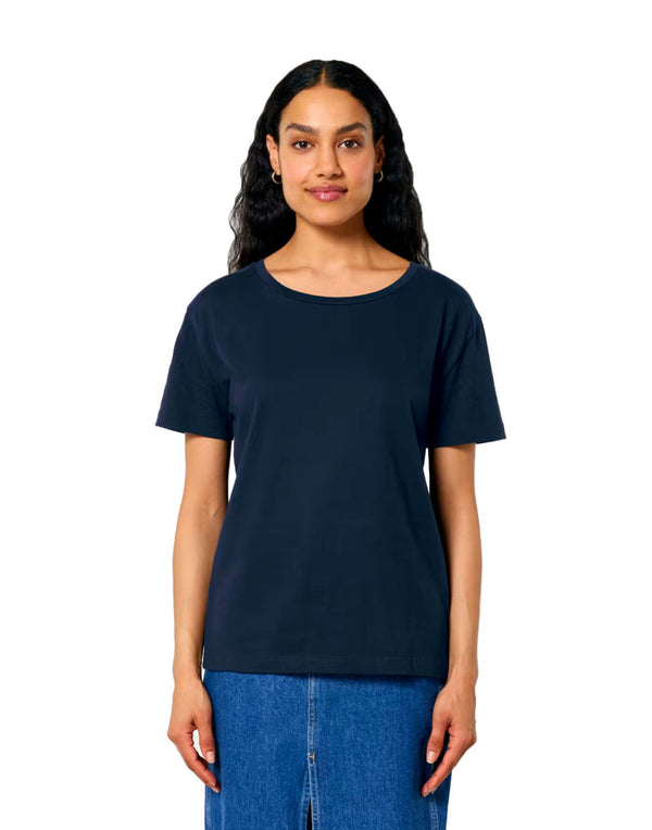 STTW173 Stanley Stella Serena Women's French Navy T-Shirt Front View