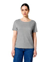 STTW173 Stanley Stella Serena Women's Heather Grey T-Shirt Front View