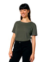 STTW173 Stanley Stella Serena Women's Kharki T-Shirt Front View