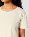STTW173 Stanley Stella Serena Women's Raw T-Shirt Closeup View