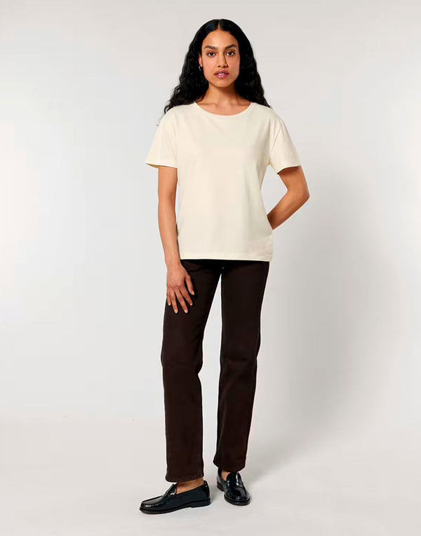 STTW173 Stanley Stella Serena Women's Raw T-Shirt Full Body View