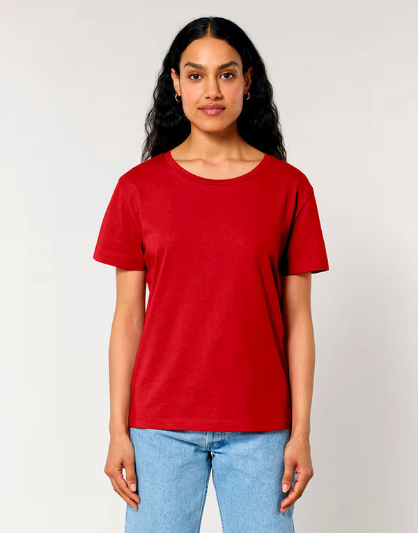 STTW173 Stanley Stella Serena Womens Red T-Shirt Front View