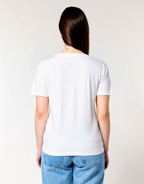 STTW173 Stanley Stella Serena Women's White T-Shirt Back View