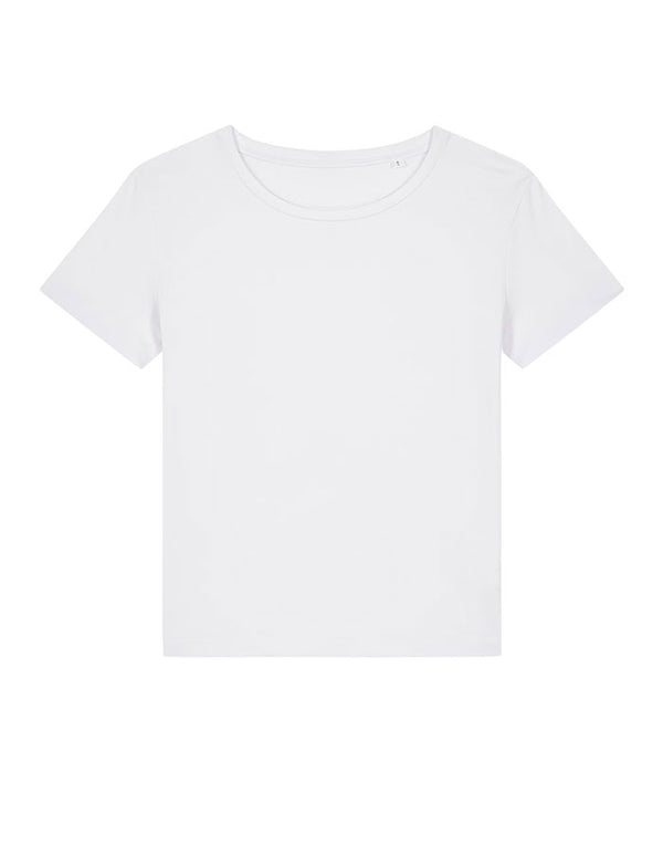 STTW173 Stanley Stella Serena Women's White T-Shirt Flat View