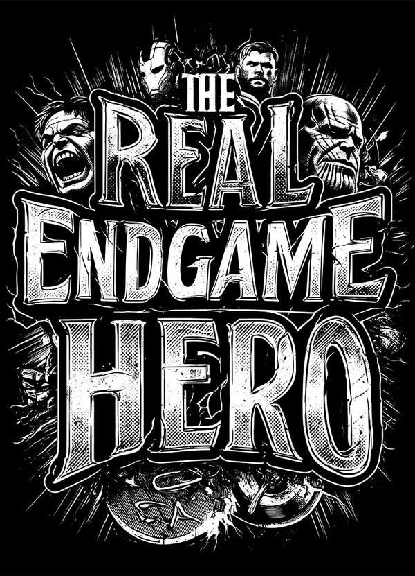 The Real Endgame Hero T-shirt Design