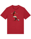 Manchester United t-shirt of Bruno Fernandes Fan T-shirt in Red.