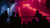 Students at a Manchester nightclub with neon lights