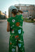 Manchester United fan on green club outfit Design