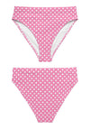 Self-Designed Recycled Polyester High Waist Bikini Bottoms flat