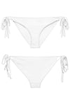 custom bikini bottoms black with white trim