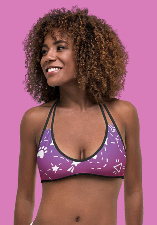 All-Over Print Bikini for Bigger Bust