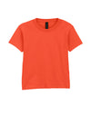 64000B Gildan Softstyle kids T-shirt Orange Flat View