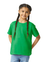 64000B Gildan Softstyle kids t-shirt irish green front View 