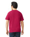 Gildan 64000 mens unisex adult Softstyle t-shirt Antique Cherry Red back
