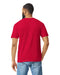 Gildan 64000 mens unisex adult Softstyle t-shirt cherry red back