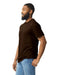 Gildan 64000 mens unisex adult Softstyle t-shirt Dark Chocolate side