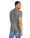 Gildan 64000 mens unisex adult Softstyle t-shirt Heather Military Green back