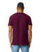 Gildan 64000 mens unisex adult Softstyle t-shirt 64000 Maroon back