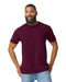 Gildan 64000 mens unisex adult Softstyle t-shirt 64000 Maroon front