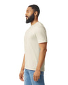 Gildan 64000 mens unisex adult Softstyle t-shirt Natural side