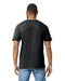Gildan 64000 mens unisex adult Softstyle t-shirt black front