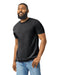 Gildan 64000 mens unisex adult Softstyle t-shirt black front