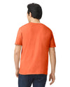 Gildan 64000 mens unisex adult Softstyle t-shirt orange back